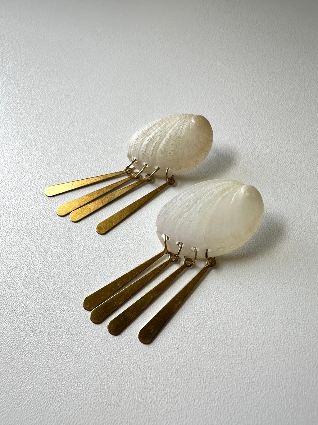 Gold Shell Studs
