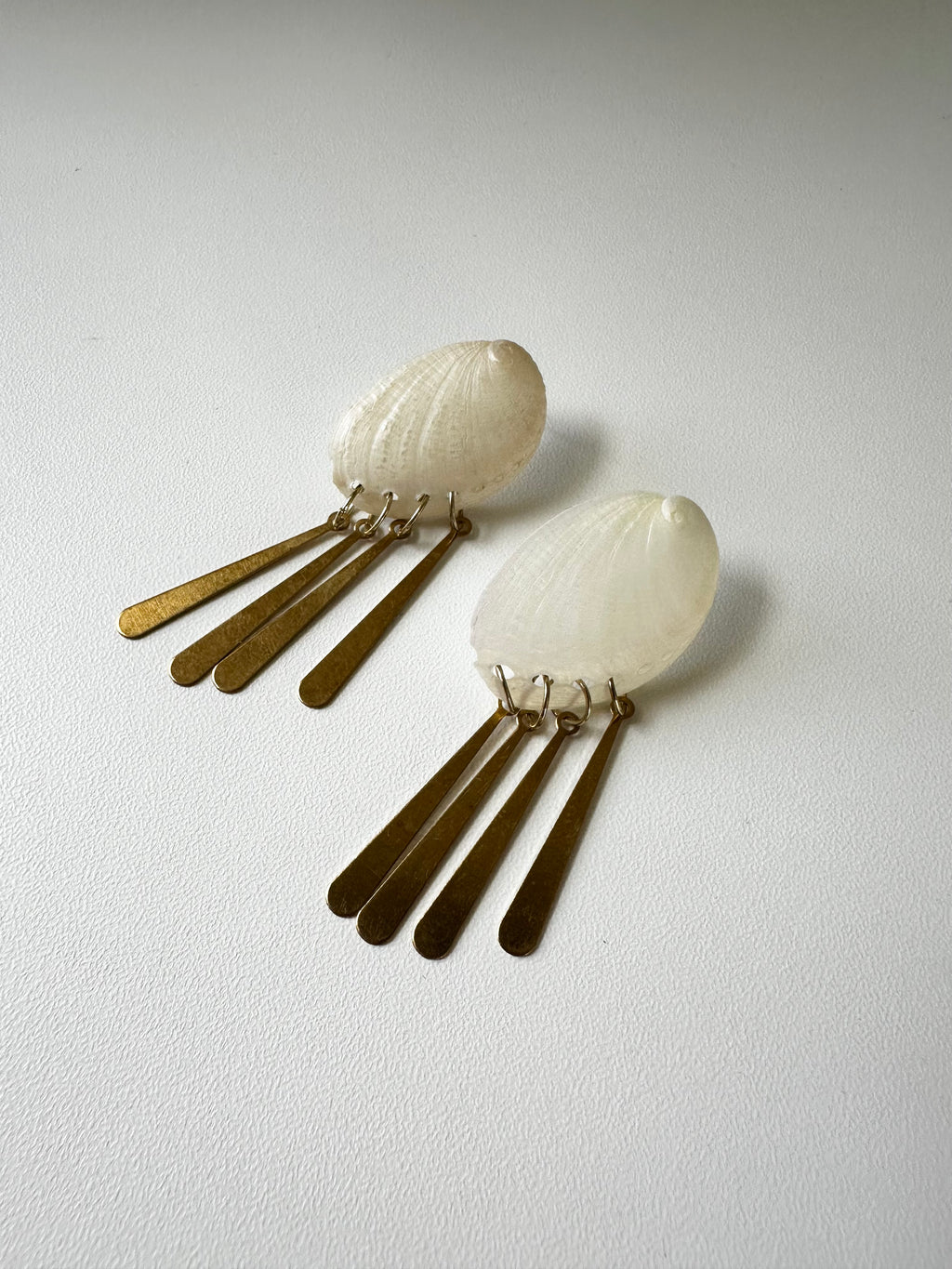 Gold Shell Studs