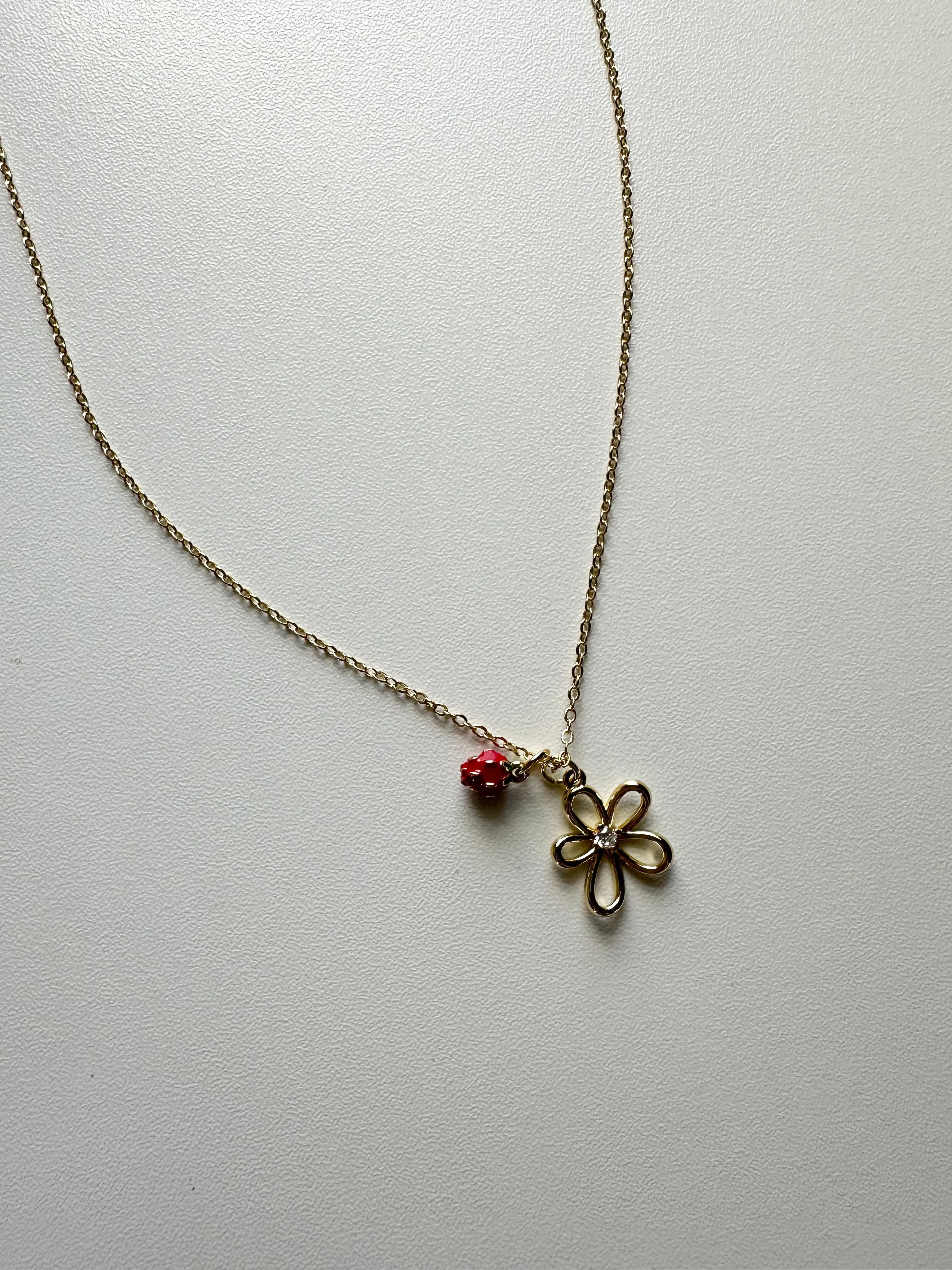 Bloom and Berry Charm Necklace