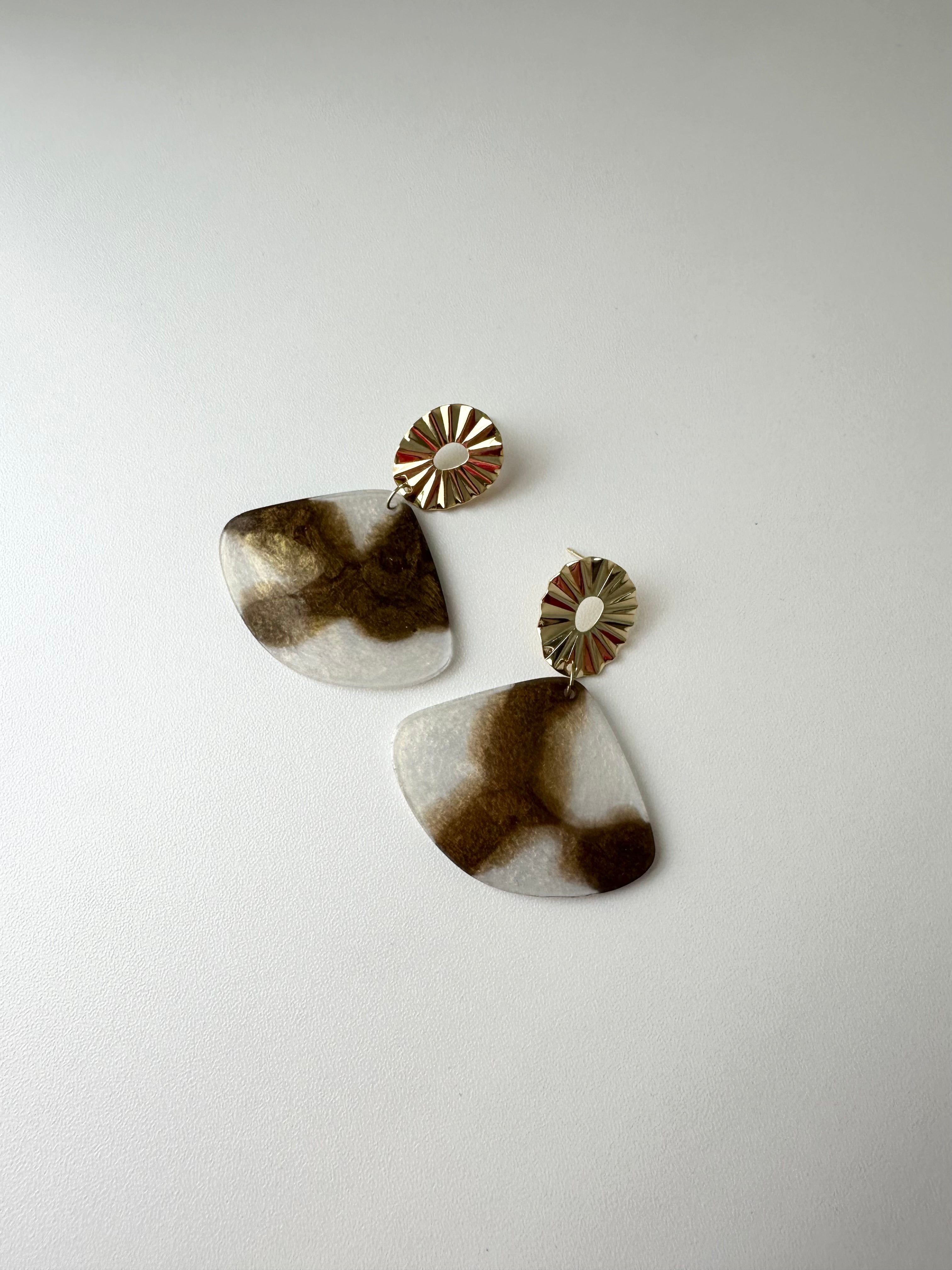 Brown & White