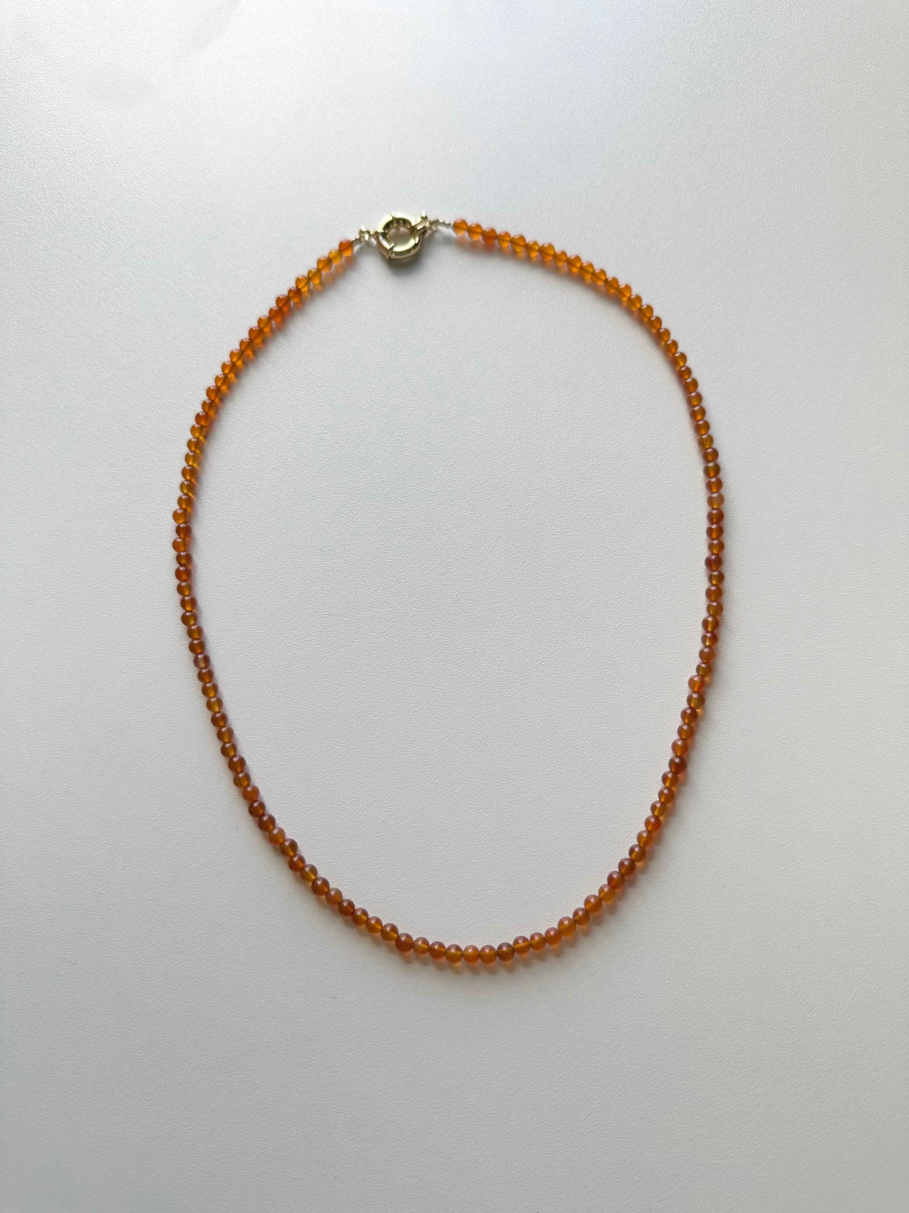 Carnelian Gemstone Necklace