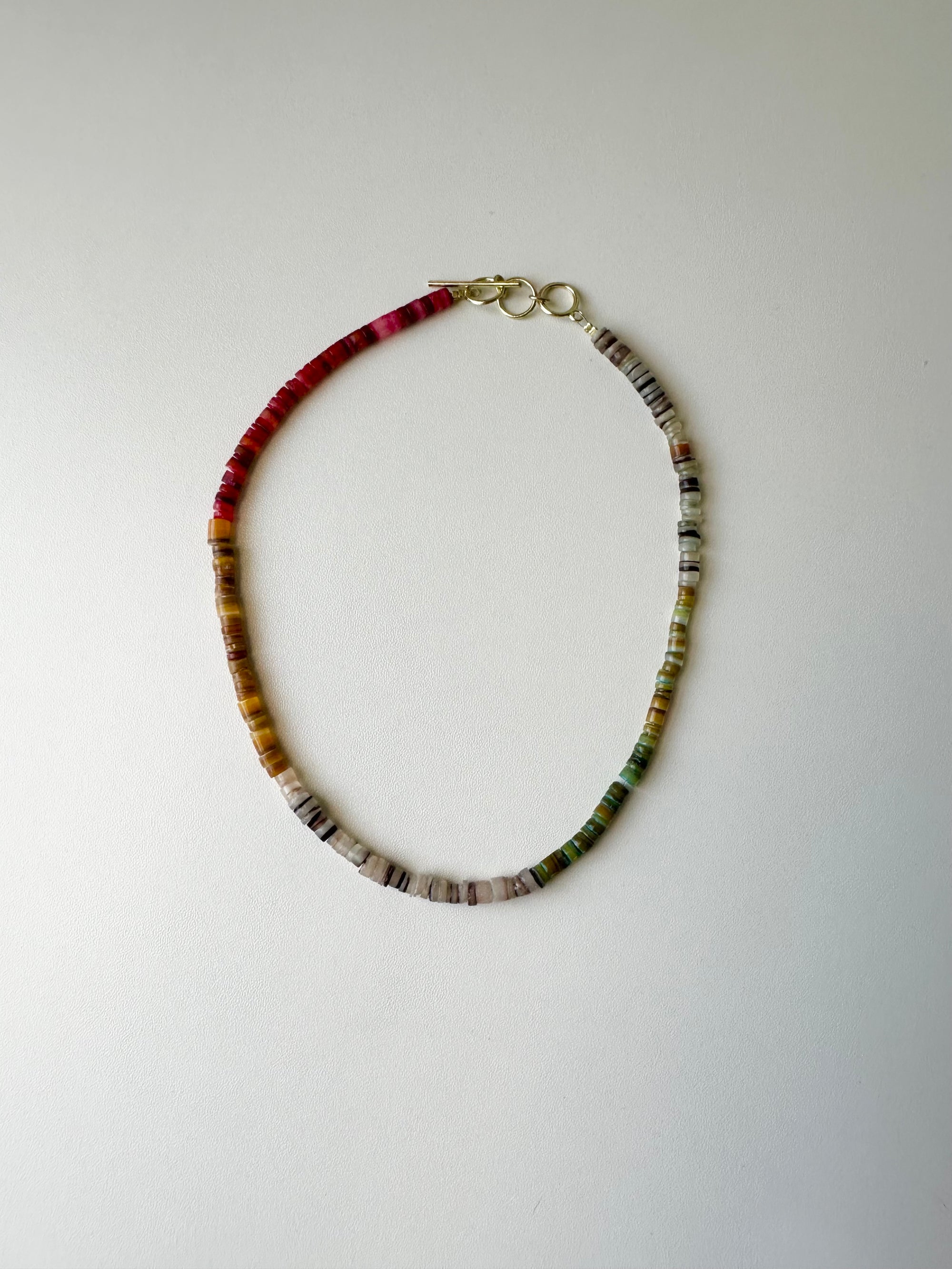 Rainbow Shell Necklace
