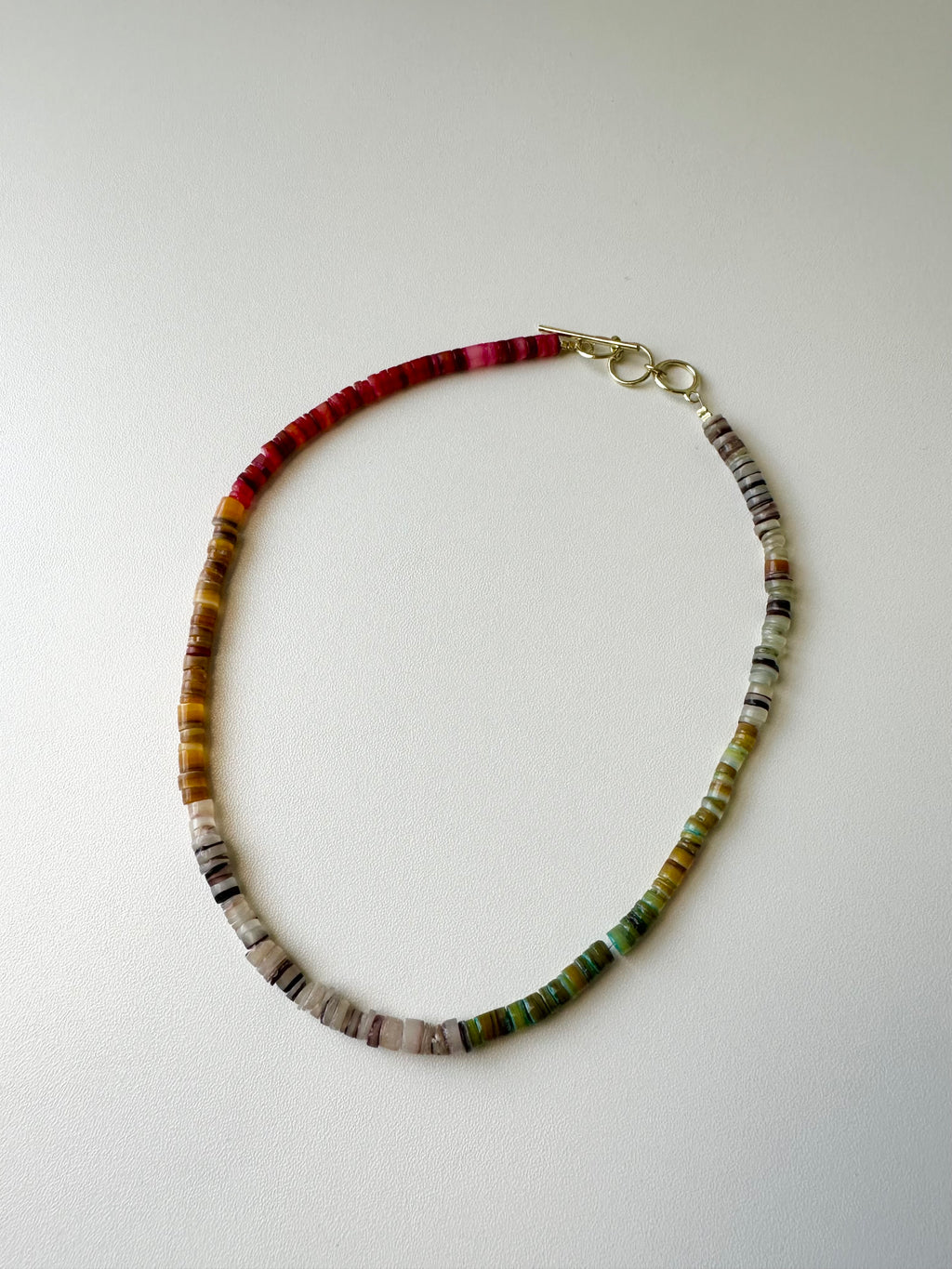 Rainbow Shell Necklace