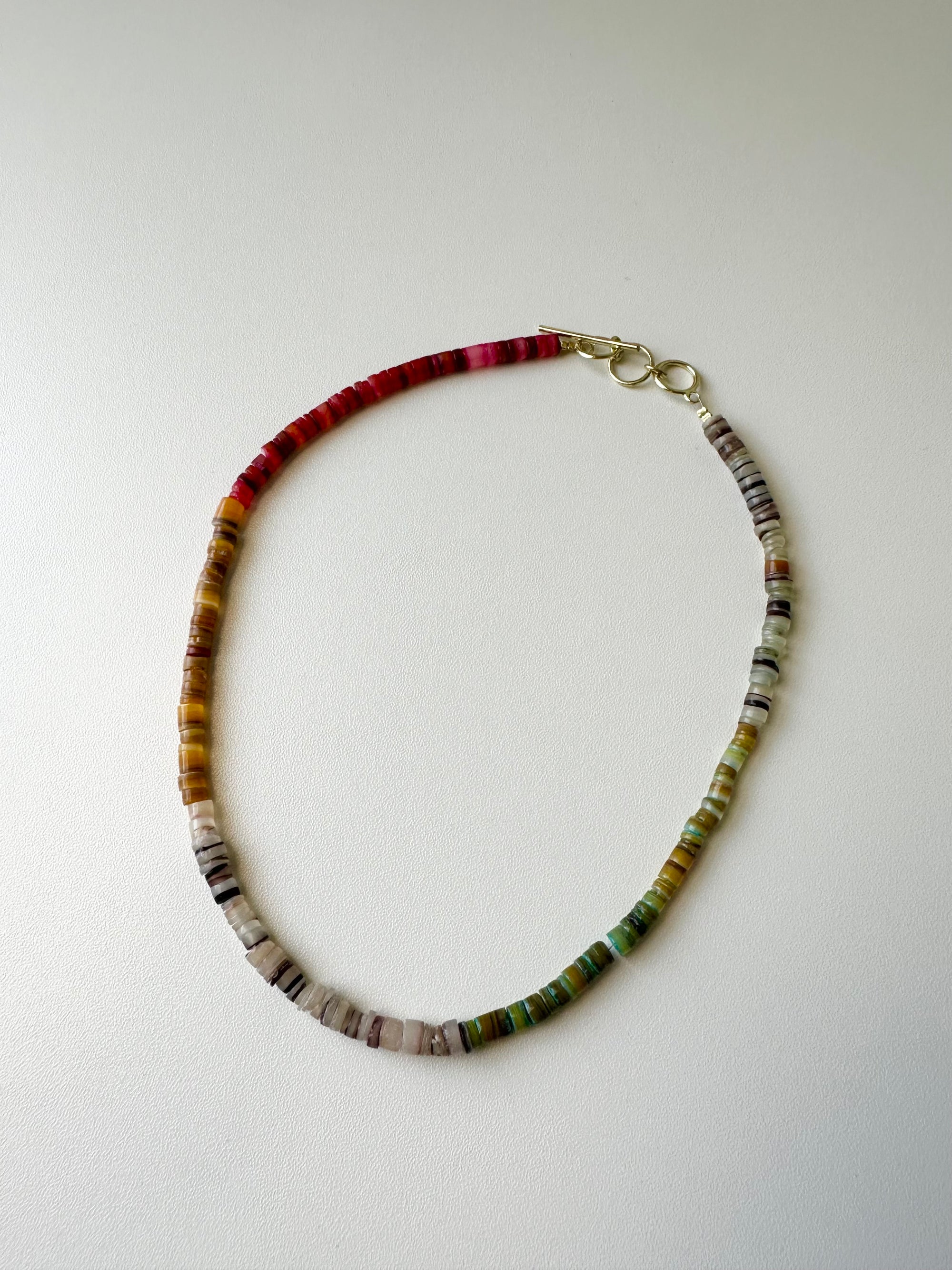 Rainbow Shell Necklace