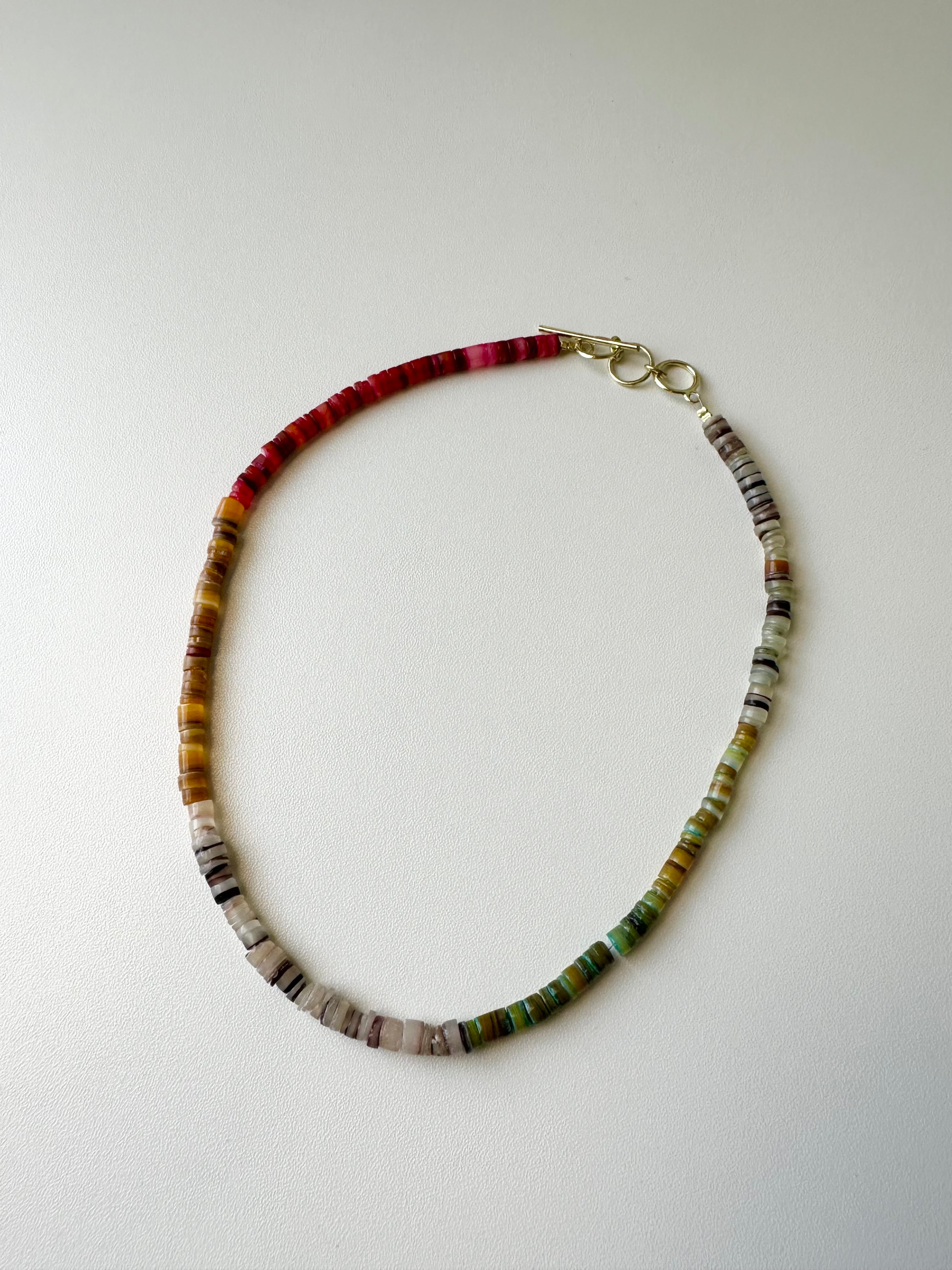 Rainbow Shell Necklace