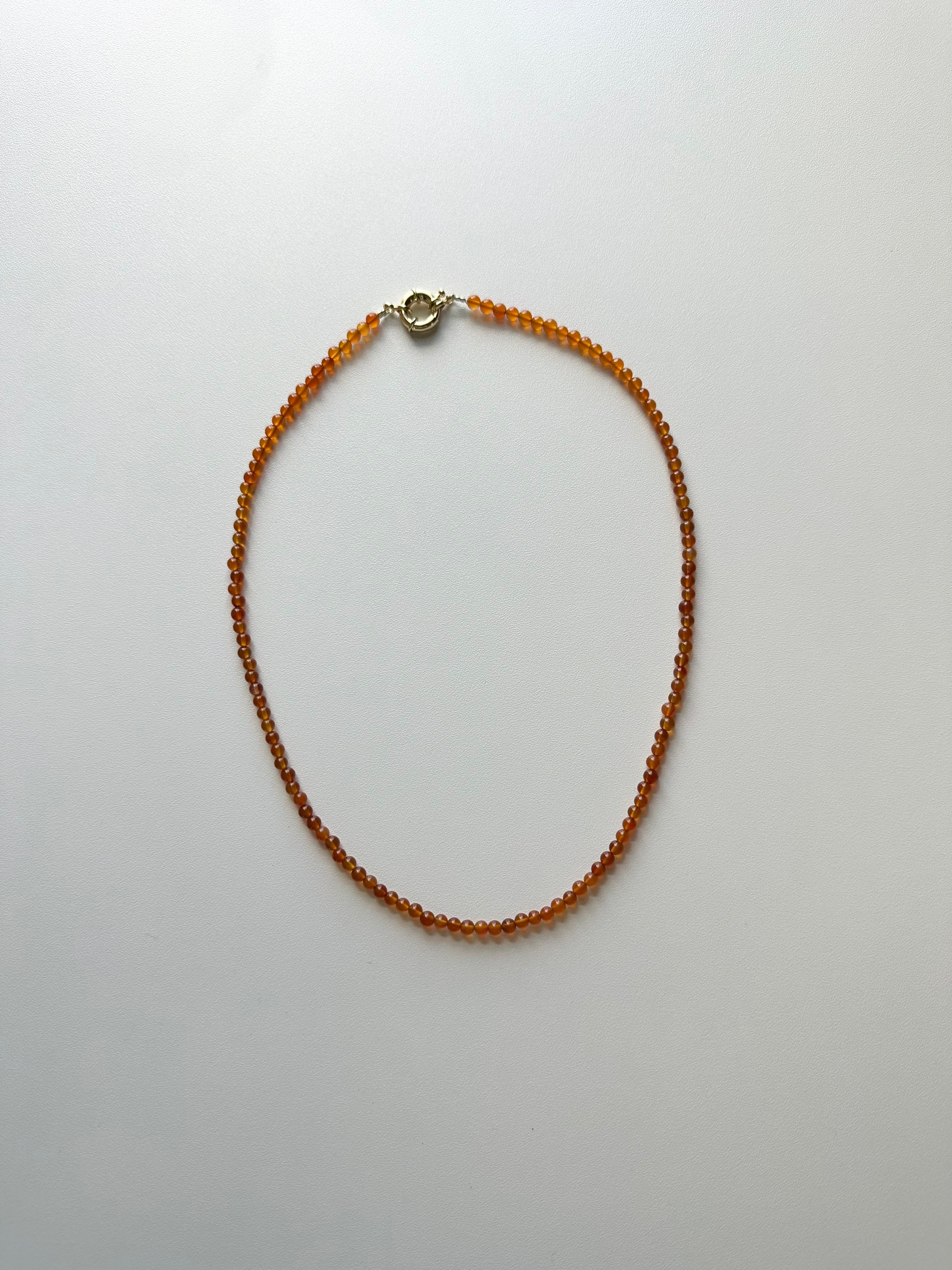 Carnelian Gemstone Necklace