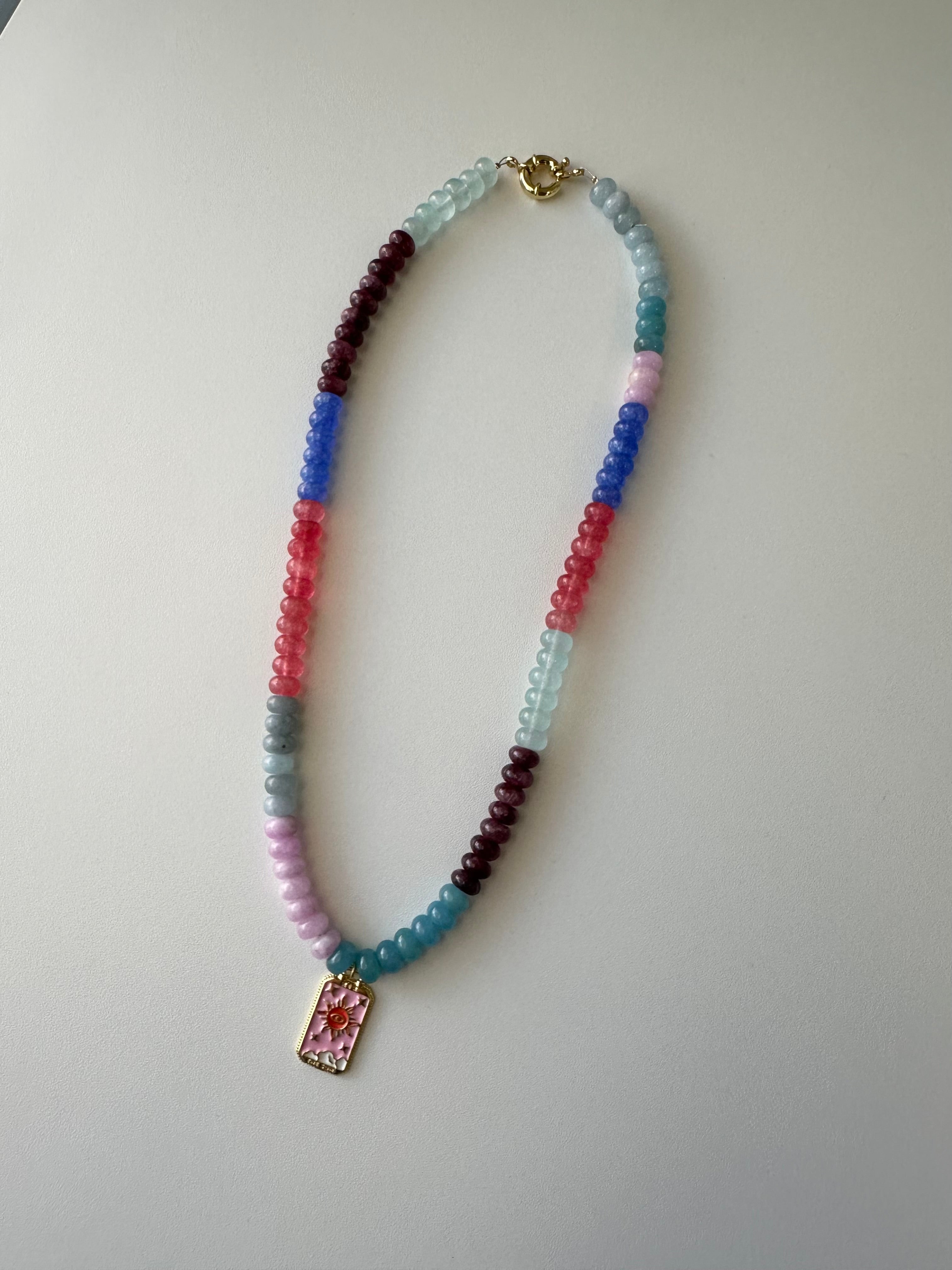 Rainbow Charm Necklace